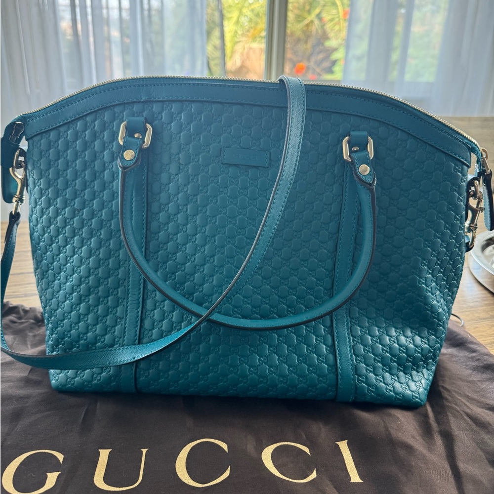 Gucci Turquoise Shoulder Bag